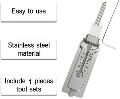 🔑 QIAWI™-Stainless Steel Master Key Decoder