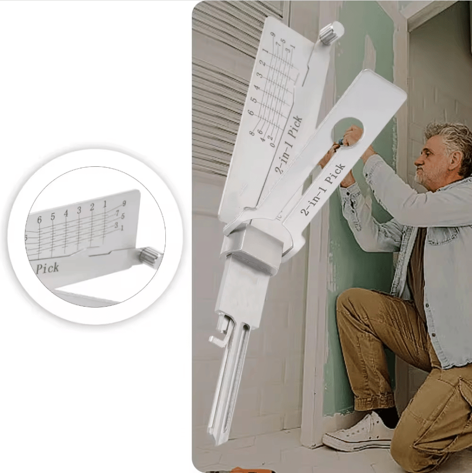 🔑 QIAWI™-Stainless Steel Master Key Decoder