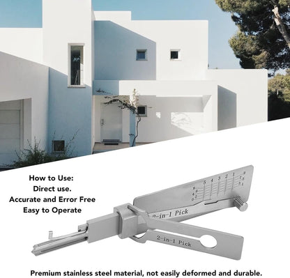 🔑 QIAWI™-Stainless Steel Master Key Decoder