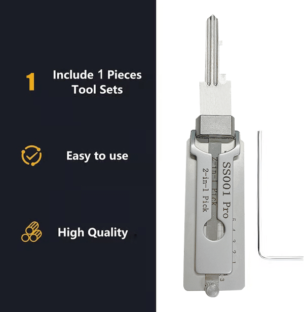🔑 QIAWI™-Stainless Steel Master Key Decoder