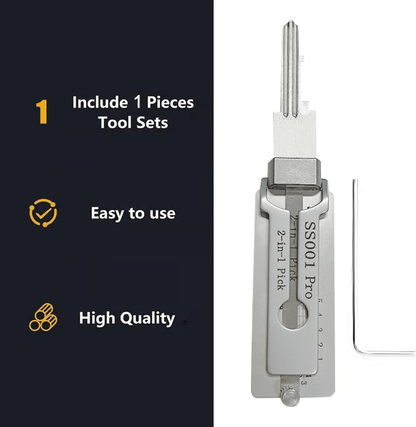 🔑 QIAWI™-Stainless Steel Master Key Decoder