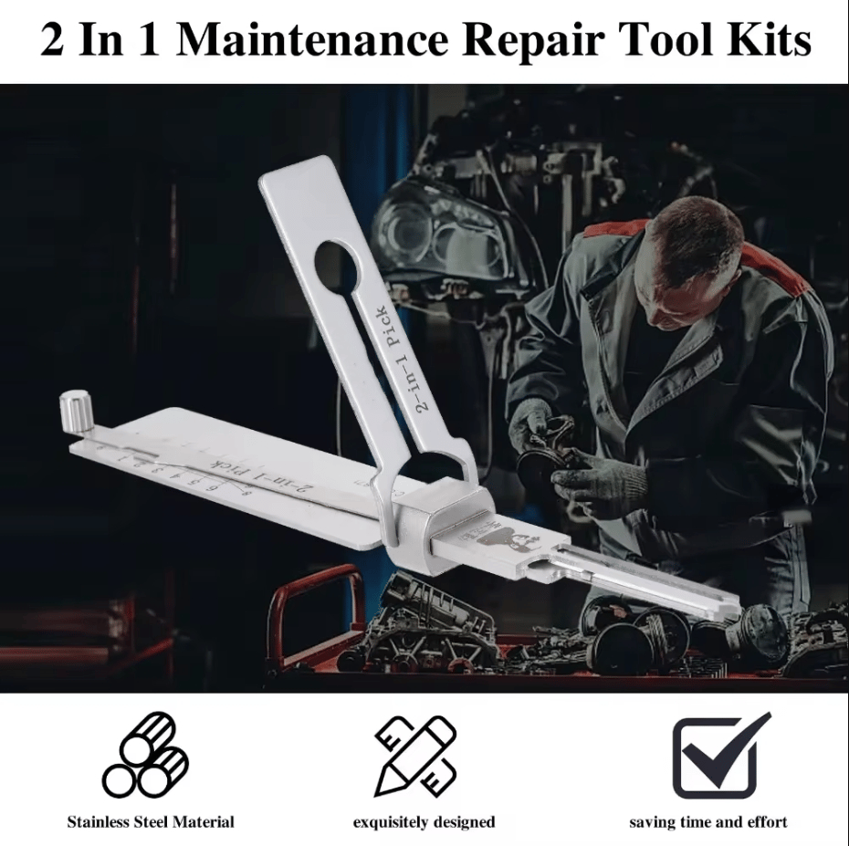🔑 QIAWI™-Stainless Steel Master Key Decoder