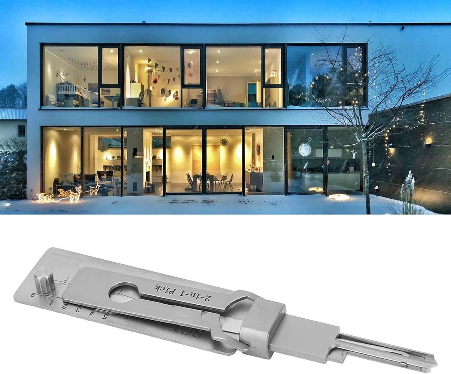 🔑 QIAWI™-Stainless Steel Master Key Decoder