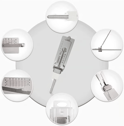 🔑 QIAWI™-Stainless Steel Master Key Decoder