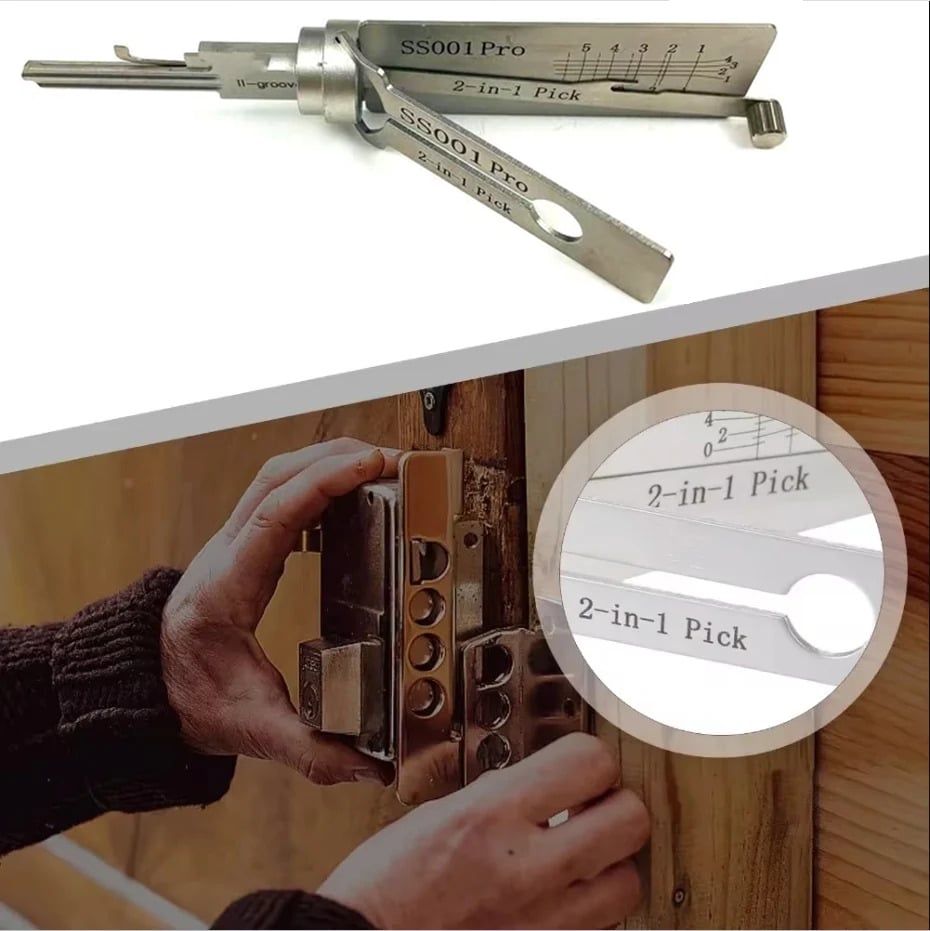 🔑 QIAWI™-Stainless Steel Master Key Decoder