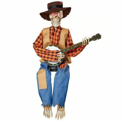 🔥Halloween Pre Sale 55% OFF – 💀Funny Animated Dueling Banjo Skeletons